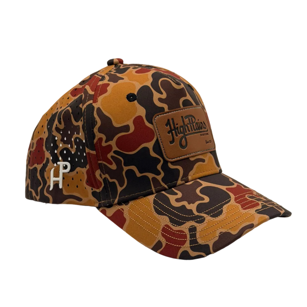 Duck Camo Performance Snapback - Ember