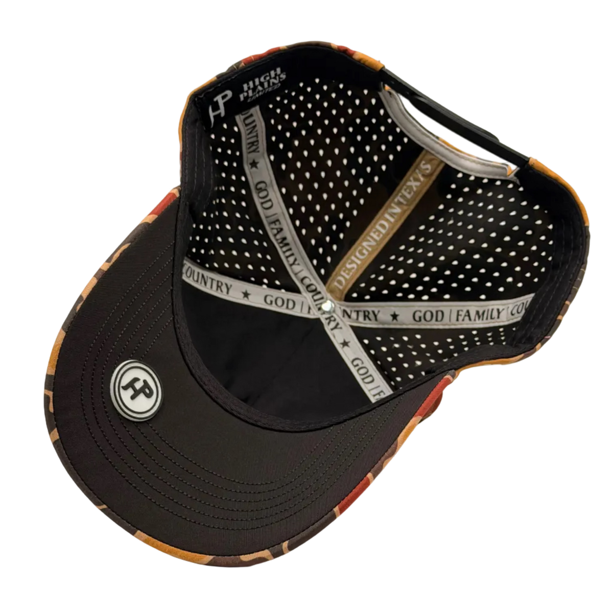 Duck Camo Performance Snapback - Ember