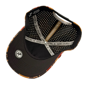 Duck Camo Performance Snapback - Ember